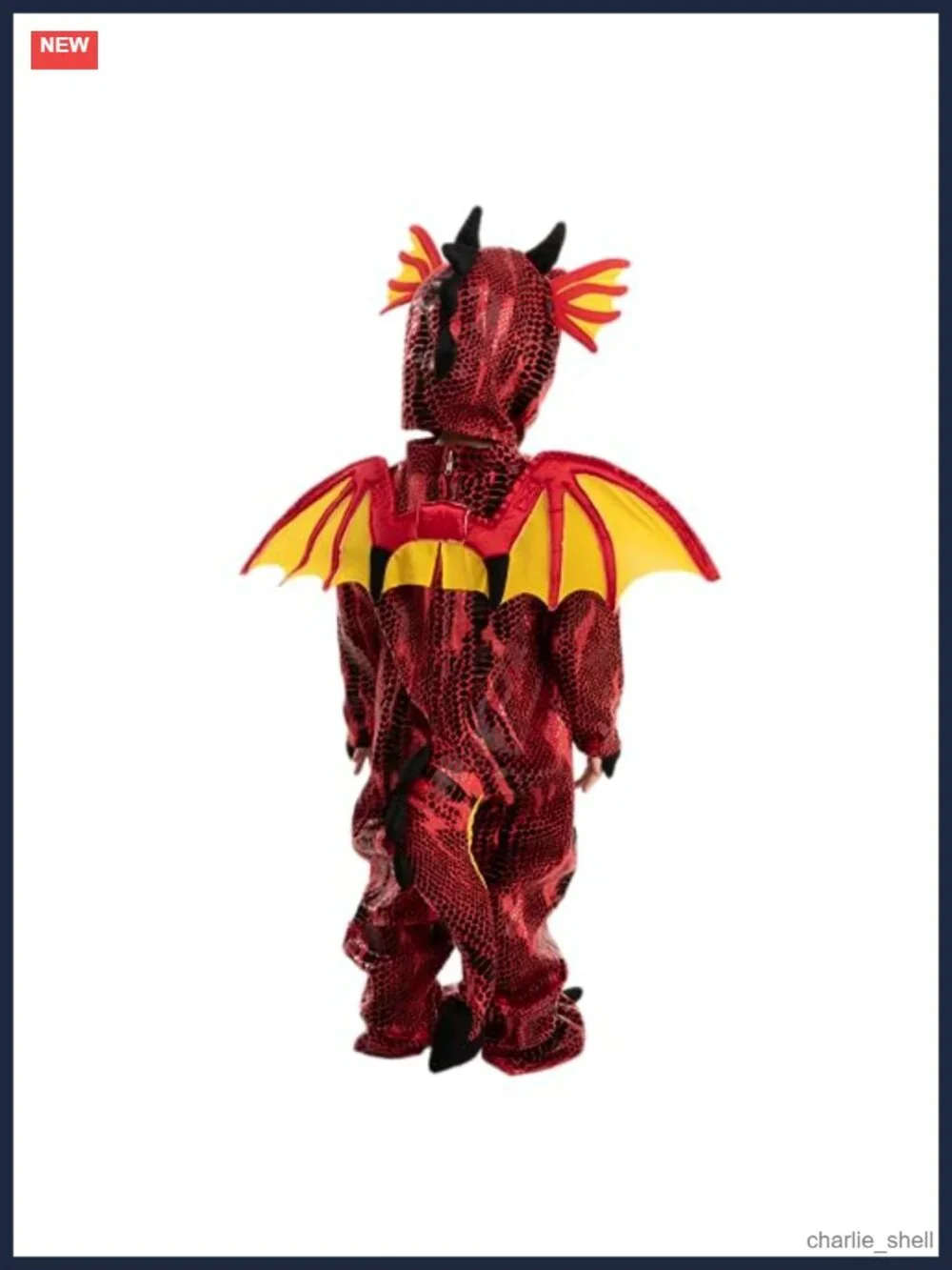 Toddler Dragon Costume 3D Hood Jumpsuit Wings Booties Plush Egg Halloween